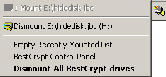 BestCrypt. Tray BestCrypt 2,0kb