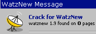 WatzNew. В поисках кряка WatzNew crack. 1,3kb